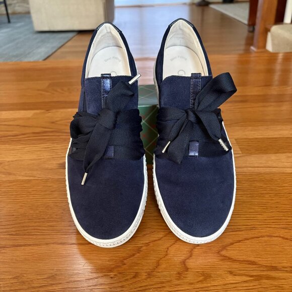 Gabor Navy Suede Sneakers (10M) - Picture 3 of 8
